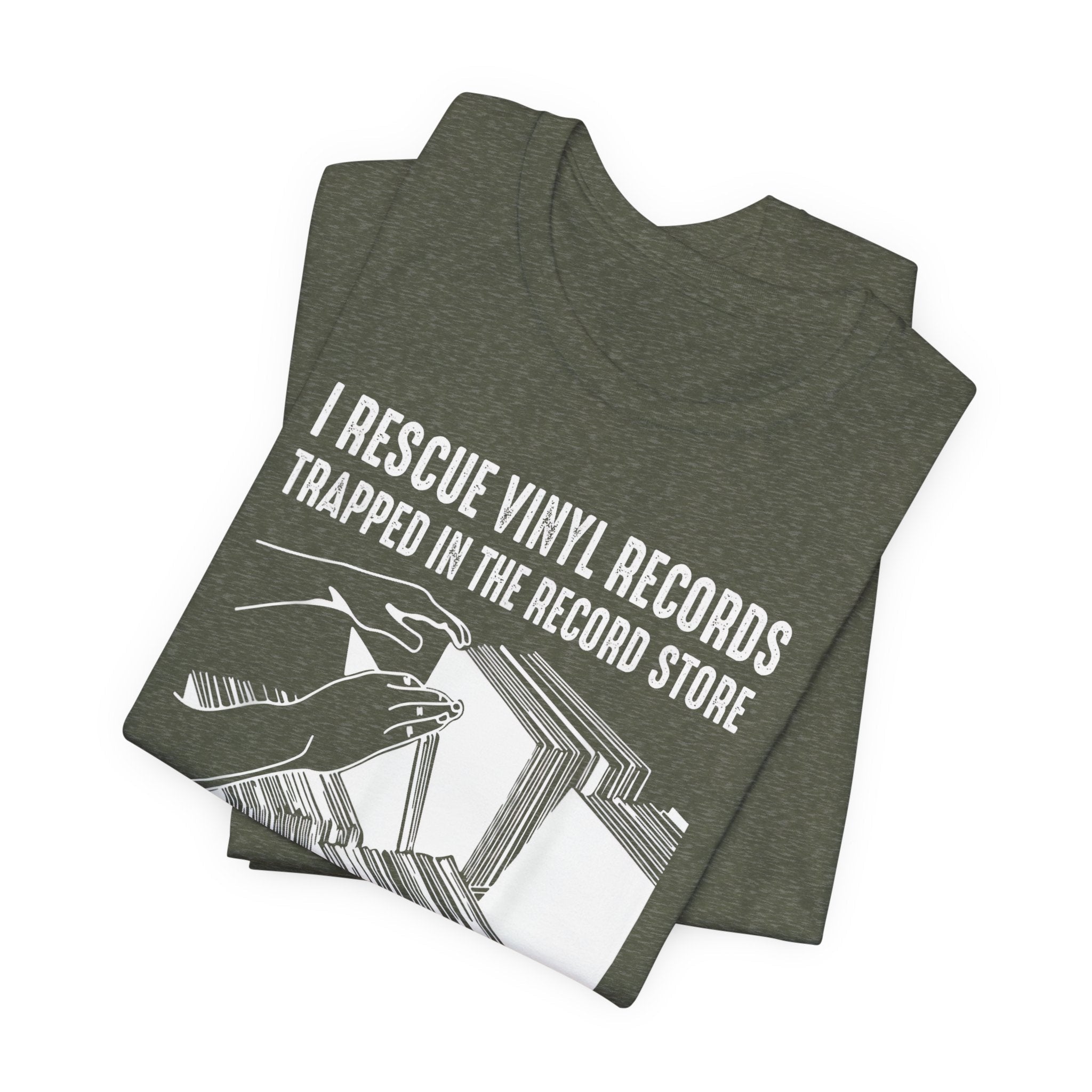 POP Culture Classics I Rescue Vinyl Unisex Jersey Short Sleeve T-Shirt - POPvault
