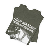 POP Culture Classics I Rescue Vinyl Unisex Jersey Short Sleeve T-Shirt - POPvault