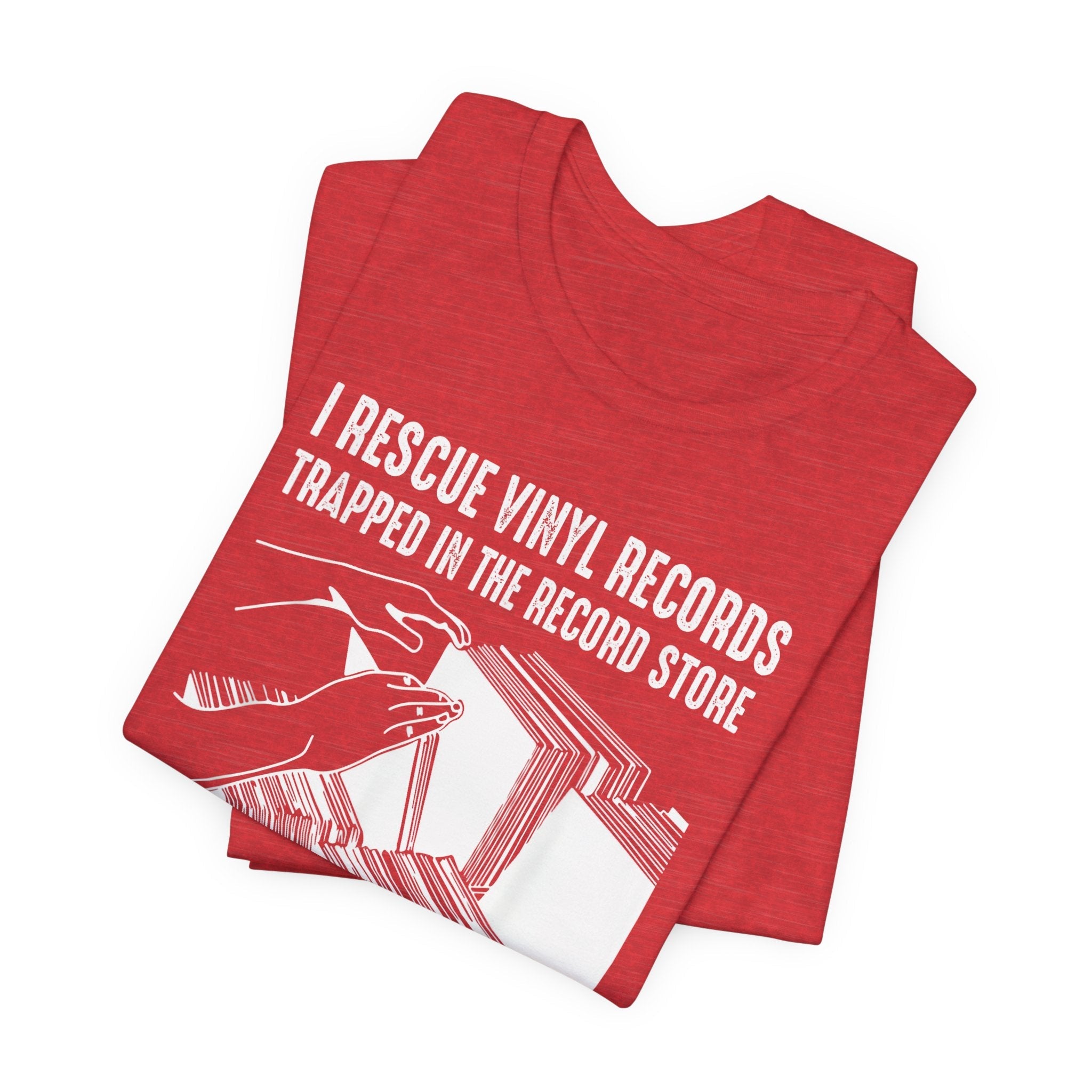 POP Culture Classics I Rescue Vinyl Unisex Jersey Short Sleeve T-Shirt - POPvault