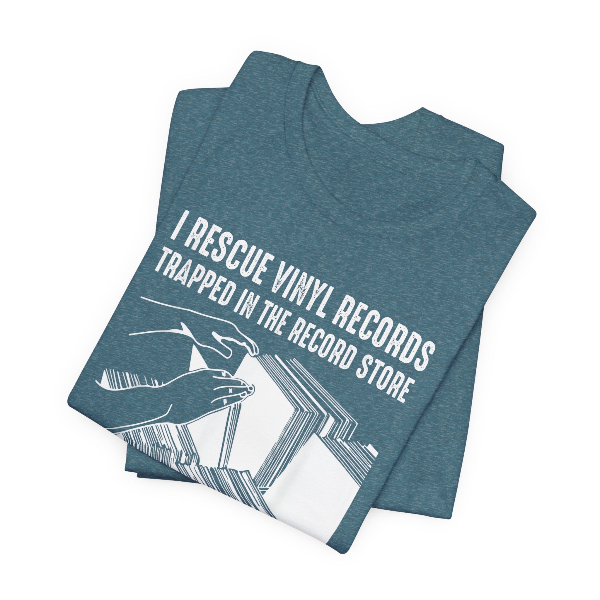 POP Culture Classics I Rescue Vinyl Unisex Jersey Short Sleeve T-Shirt - POPvault