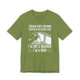 POP Culture Classics I Rescue Vinyl Unisex Jersey Short Sleeve T-Shirt - POPvault