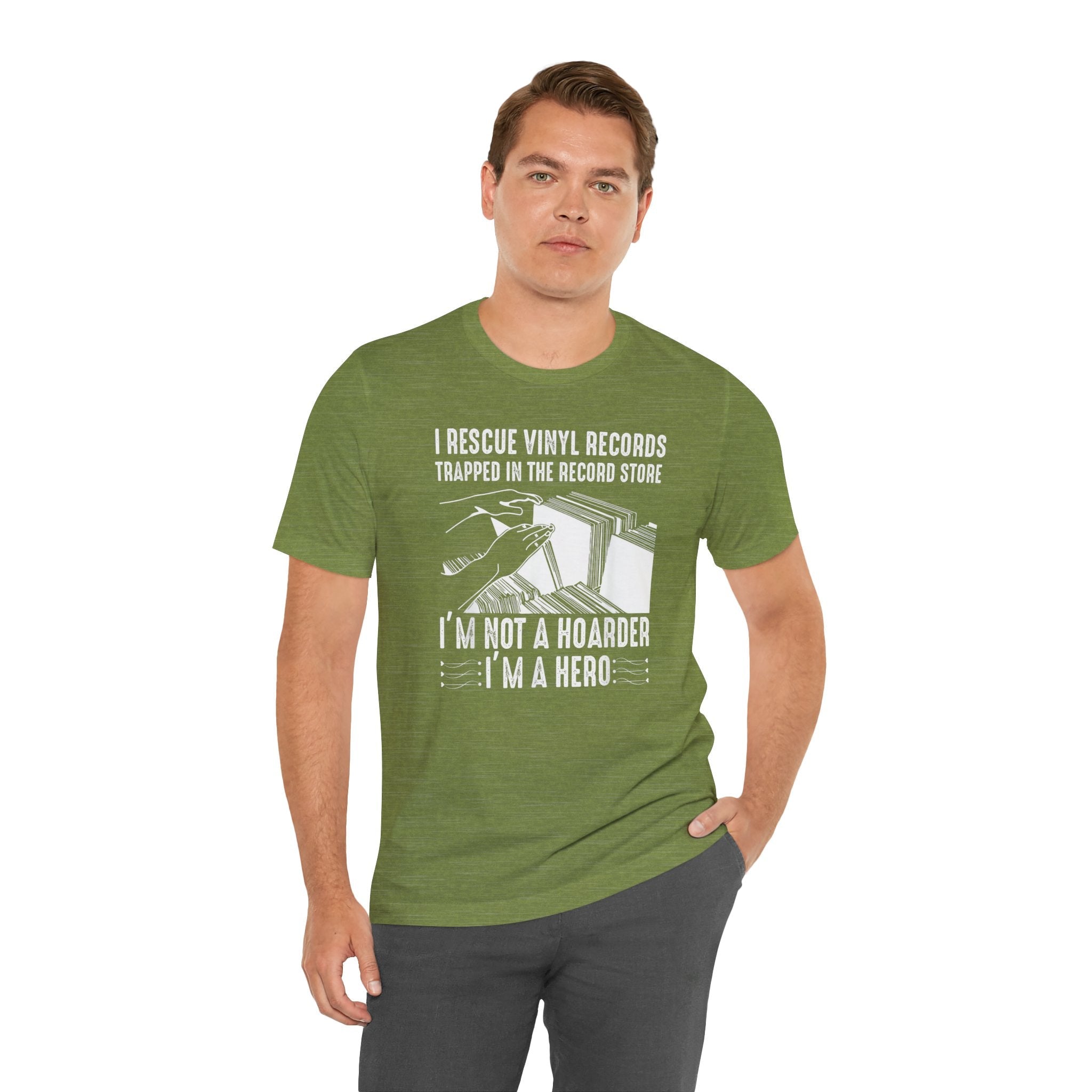 POP Culture Classics I Rescue Vinyl Unisex Jersey Short Sleeve T-Shirt - POPvault