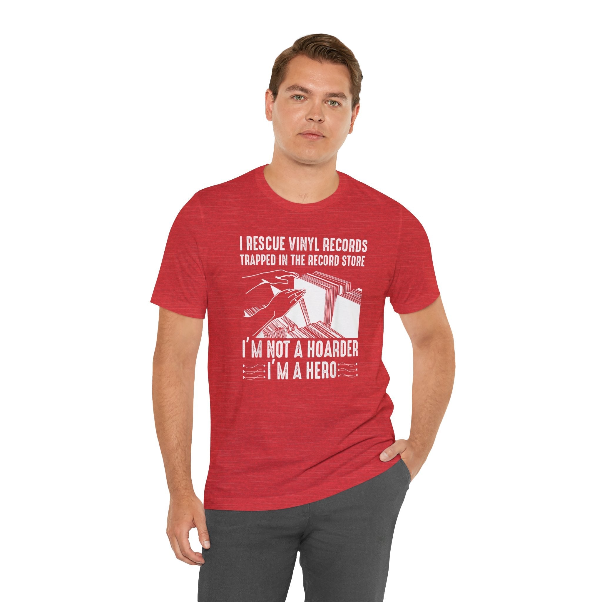 POP Culture Classics I Rescue Vinyl Unisex Jersey Short Sleeve T-Shirt - POPvault