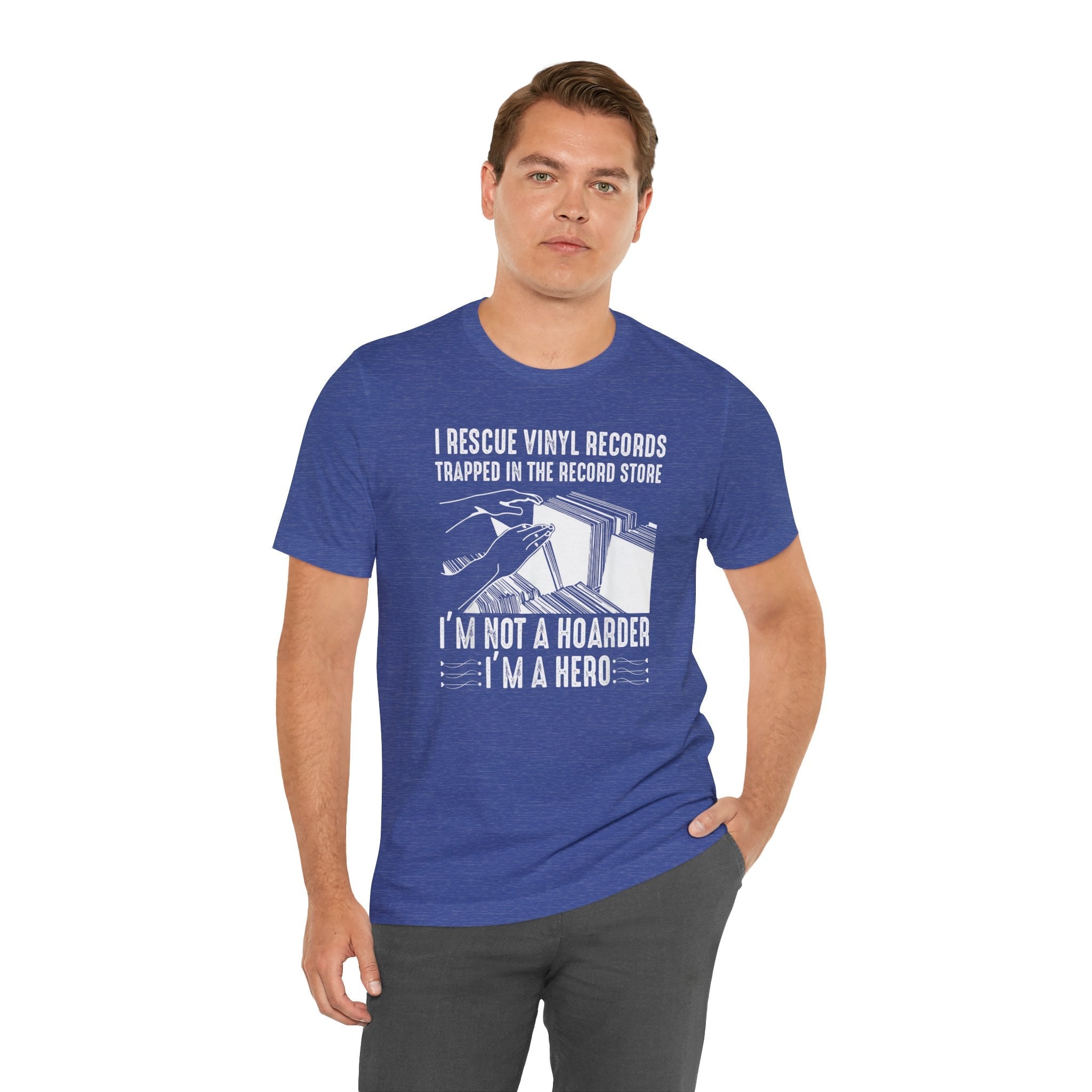 POP Culture Classics I Rescue Vinyl Unisex Jersey Short Sleeve T-Shirt - POPvault