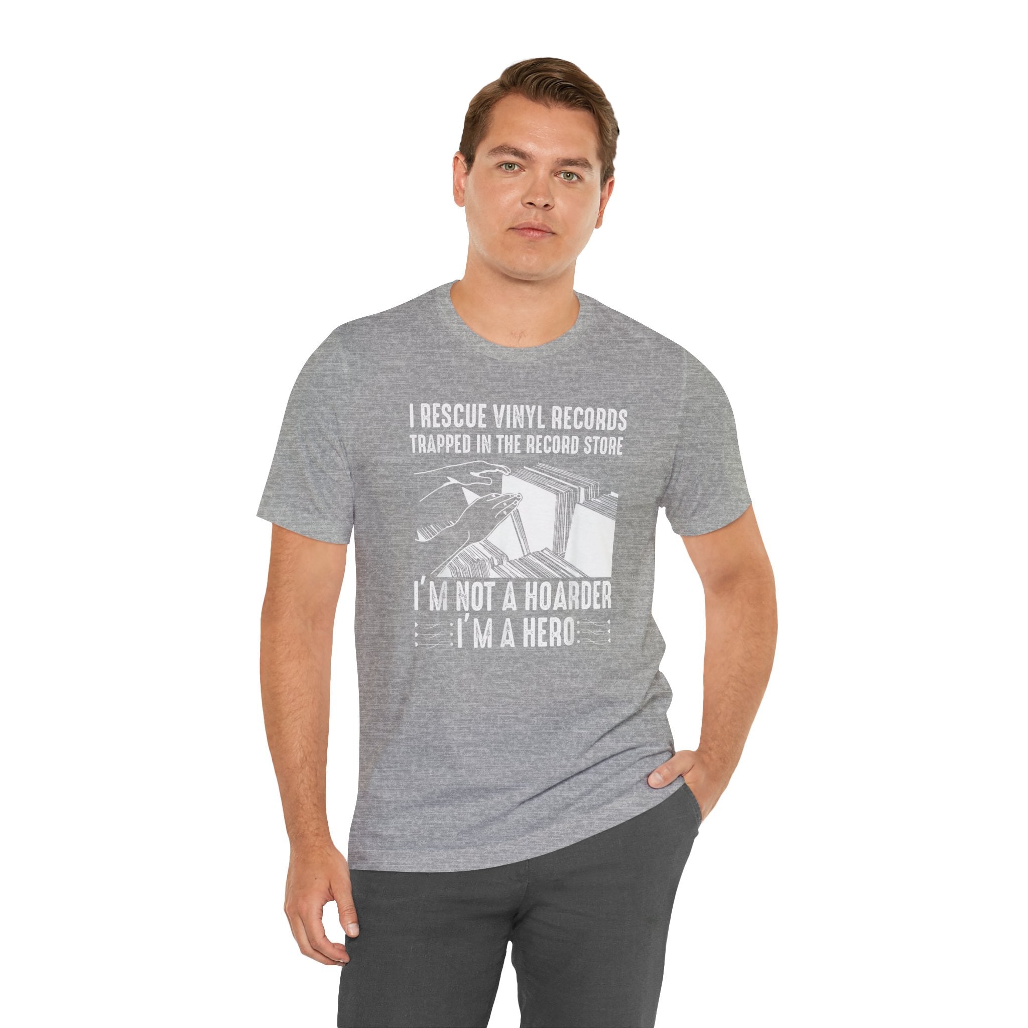 POP Culture Classics I Rescue Vinyl Unisex Jersey Short Sleeve T-Shirt - POPvault
