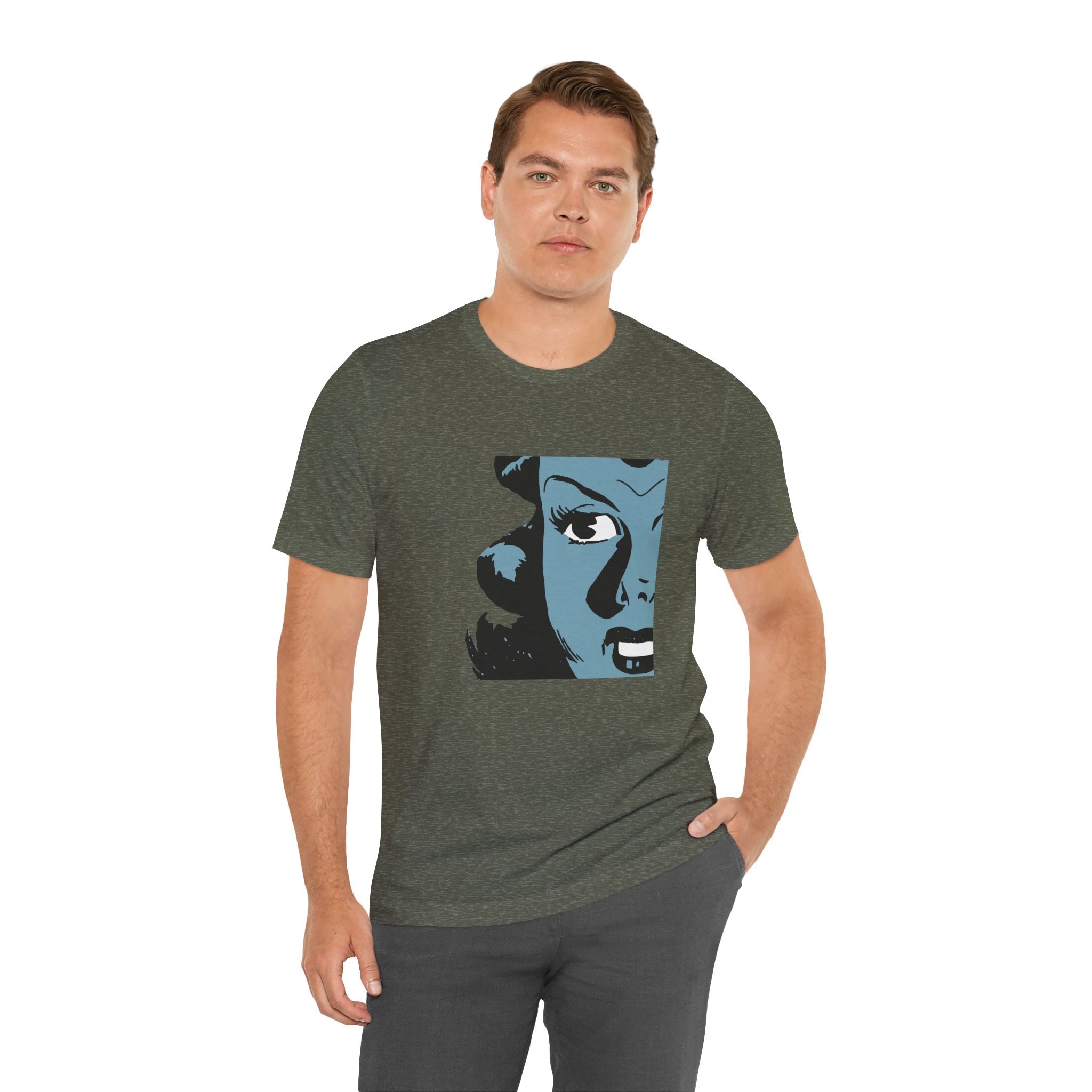 POP Culture Classics Intrigue Unisex Jersey Short Sleeve T-Shirt - POPvault
