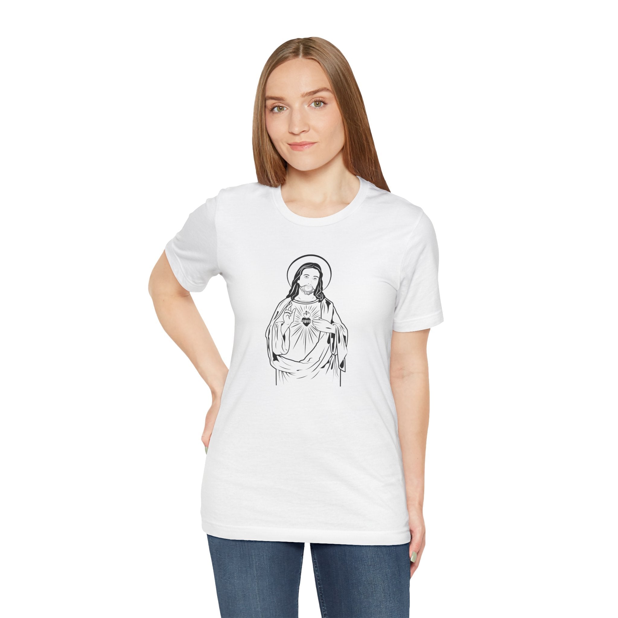 POP Culture Classics Jesus Unisex Jersey Short Sleeve T-Shirt - POPvault