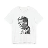 POP Culture Classics Kennedy Unisex Jersey Short Sleeve T-Shirt - POPvault