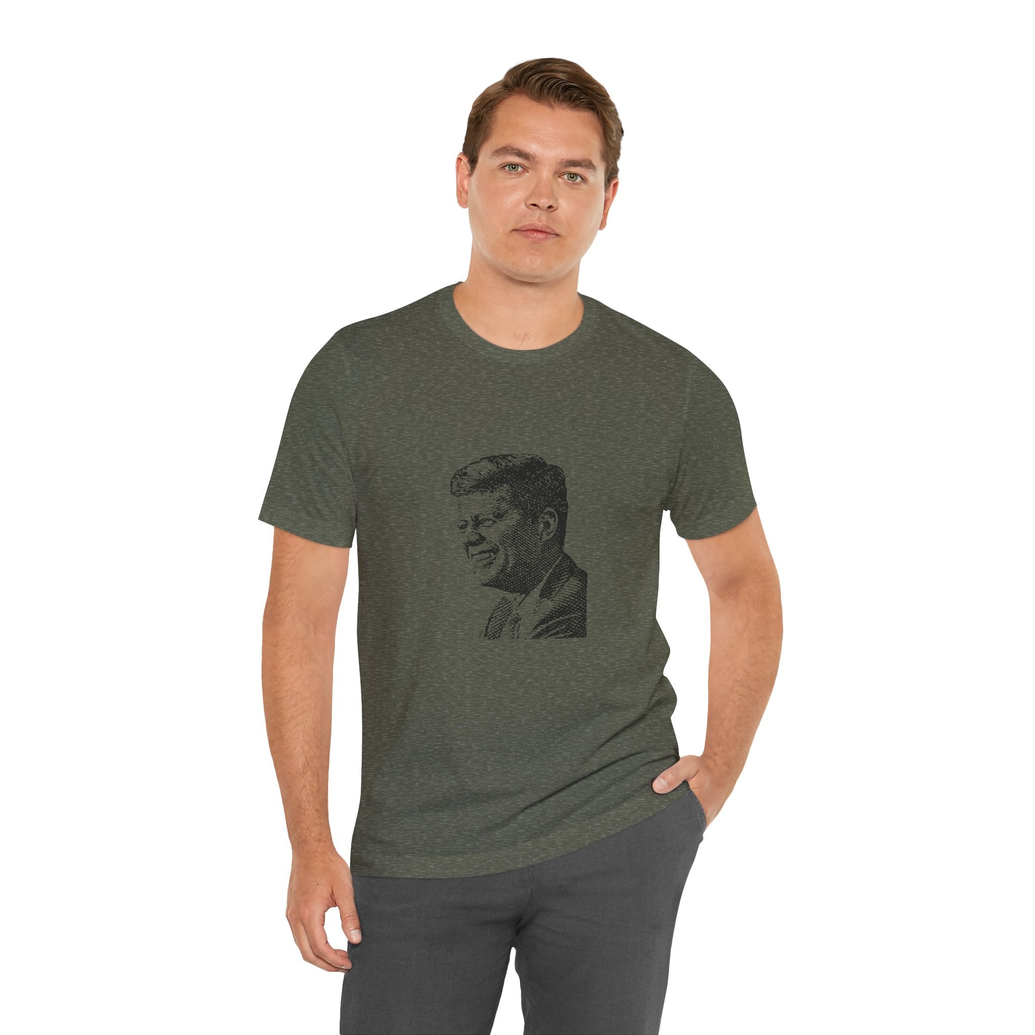 POP Culture Classics Kennedy Unisex Jersey Short Sleeve T-Shirt - POPvault