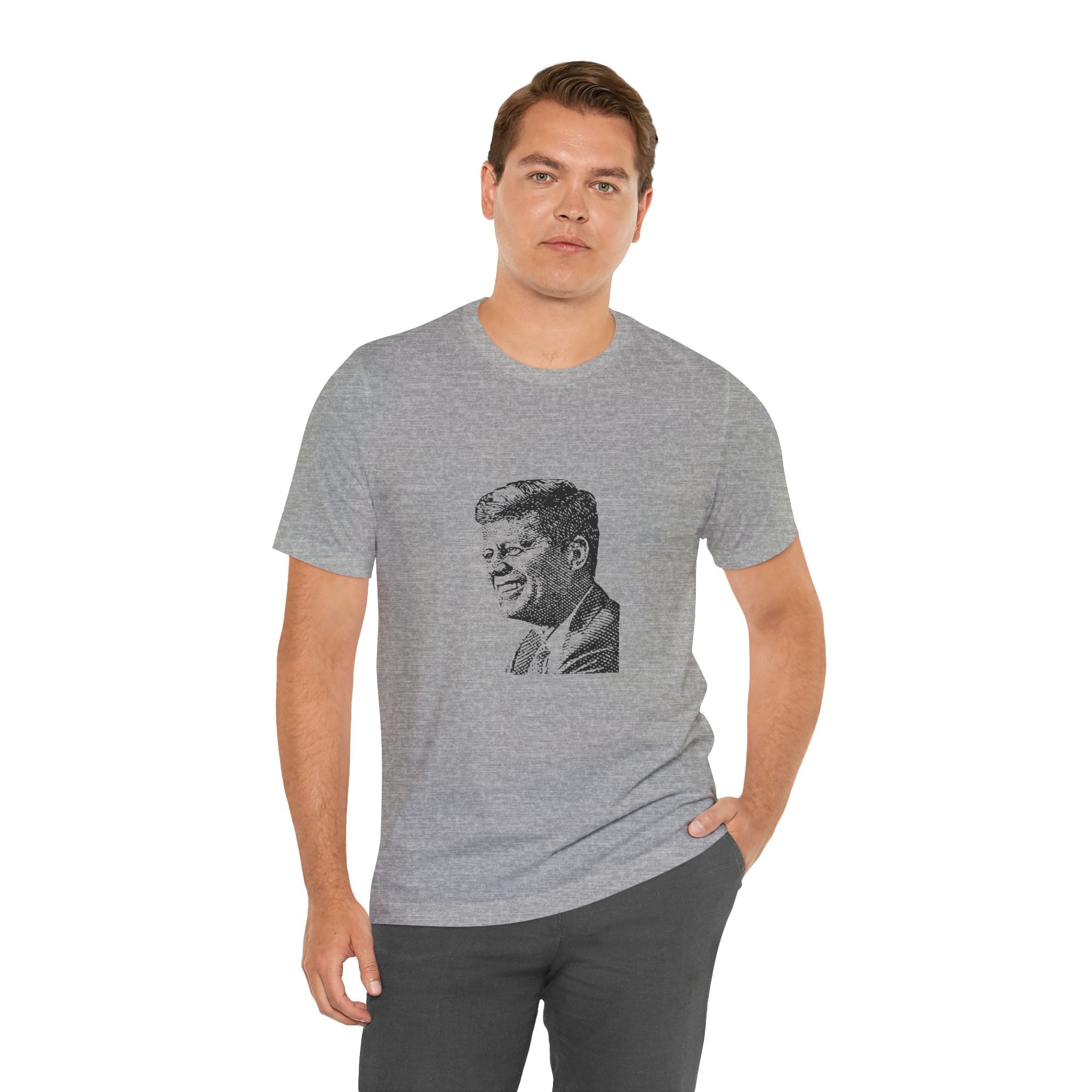POP Culture Classics Kennedy Unisex Jersey Short Sleeve T-Shirt - POPvault