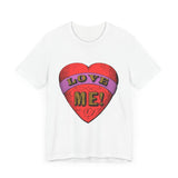 POP Culture Classics Love Me Color Unisex Jersey Short Sleeve T-Shirt - POPvault