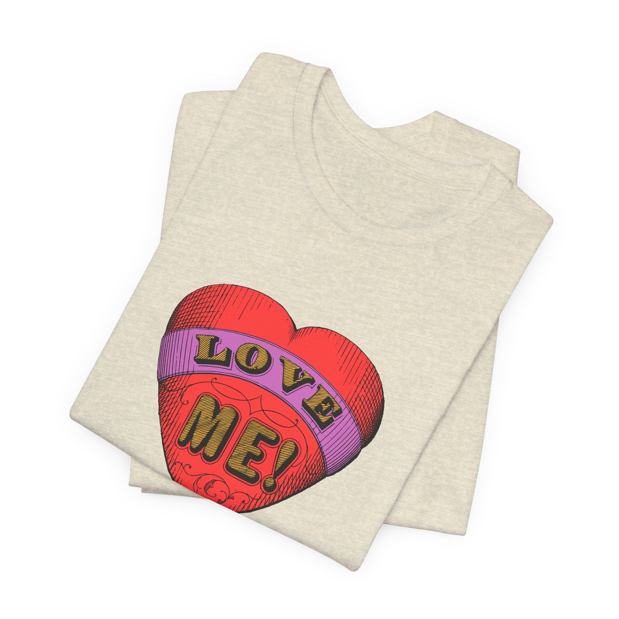 POP Culture Classics Love Me Color Unisex Jersey Short Sleeve T-Shirt - POPvault
