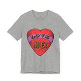 POP Culture Classics Love Me Color Unisex Jersey Short Sleeve T-Shirt - POPvault