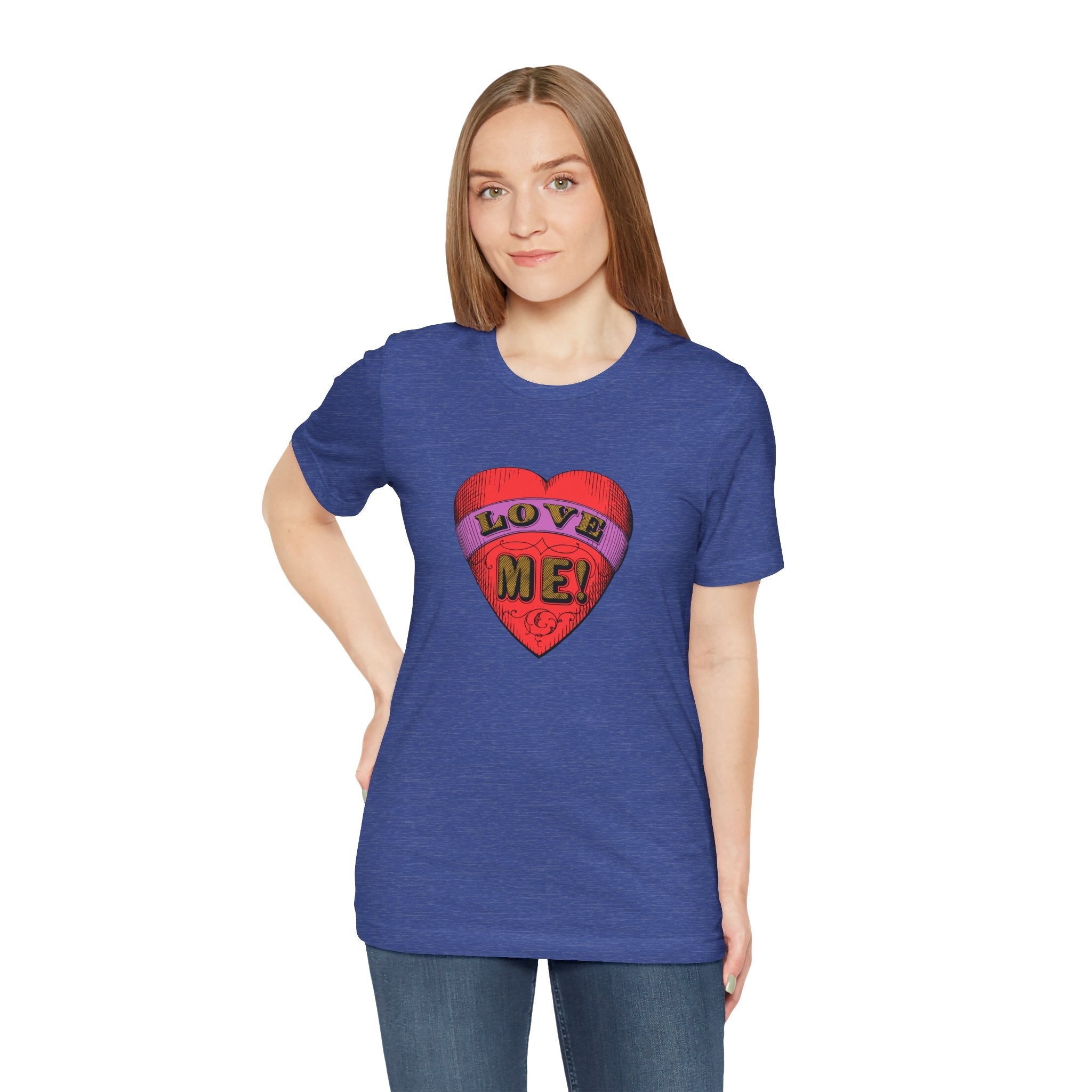 POP Culture Classics Love Me Color Unisex Jersey Short Sleeve T-Shirt - POPvault