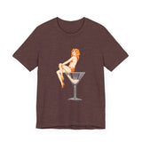 POP Culture Classics Martini Girl Unisex Jersey Short Sleeve T-Shirt - POPvault