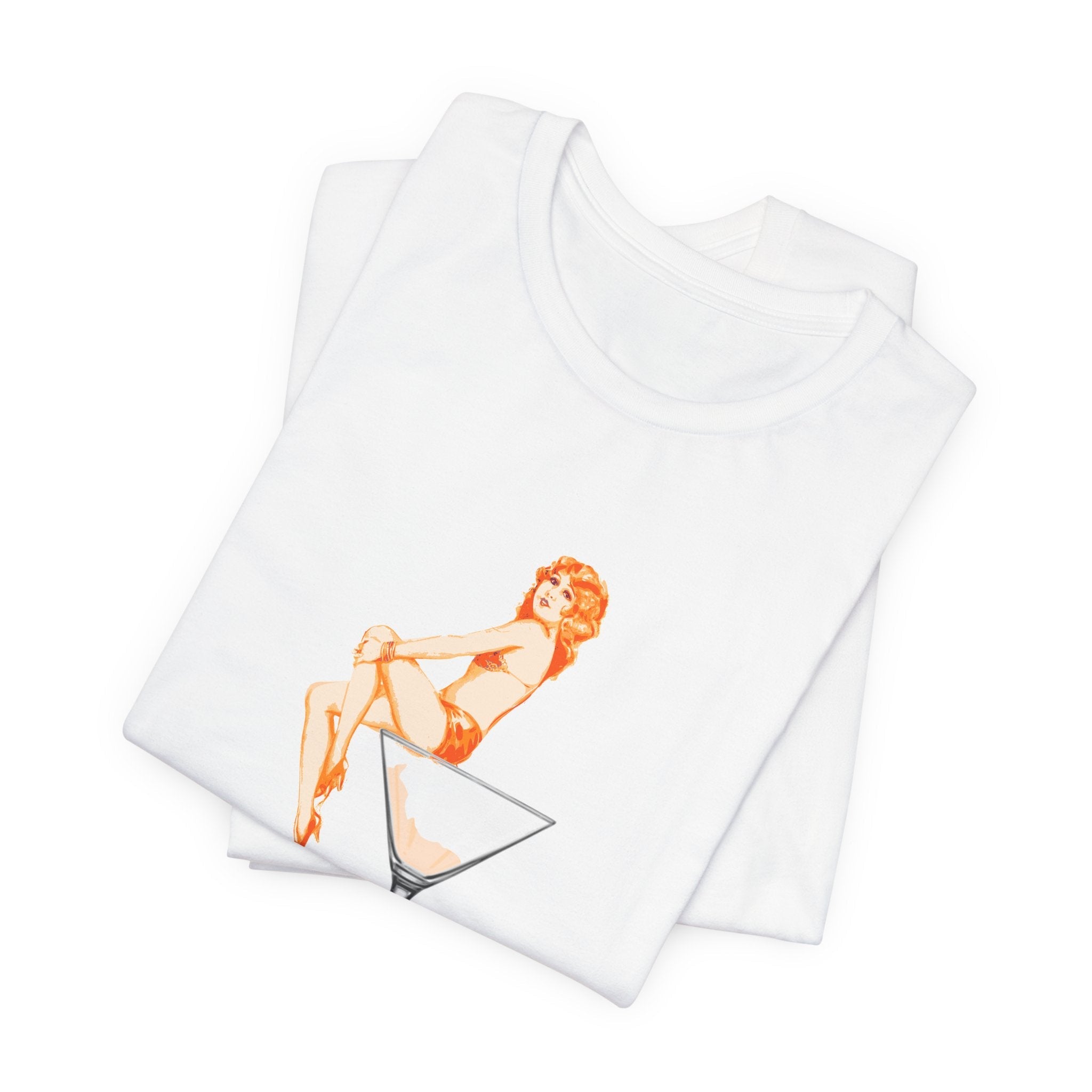 POP Culture Classics Martini Girl Unisex Jersey Short Sleeve T-Shirt - POPvault