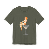 POP Culture Classics Martini Girl Unisex Jersey Short Sleeve T-Shirt - POPvault