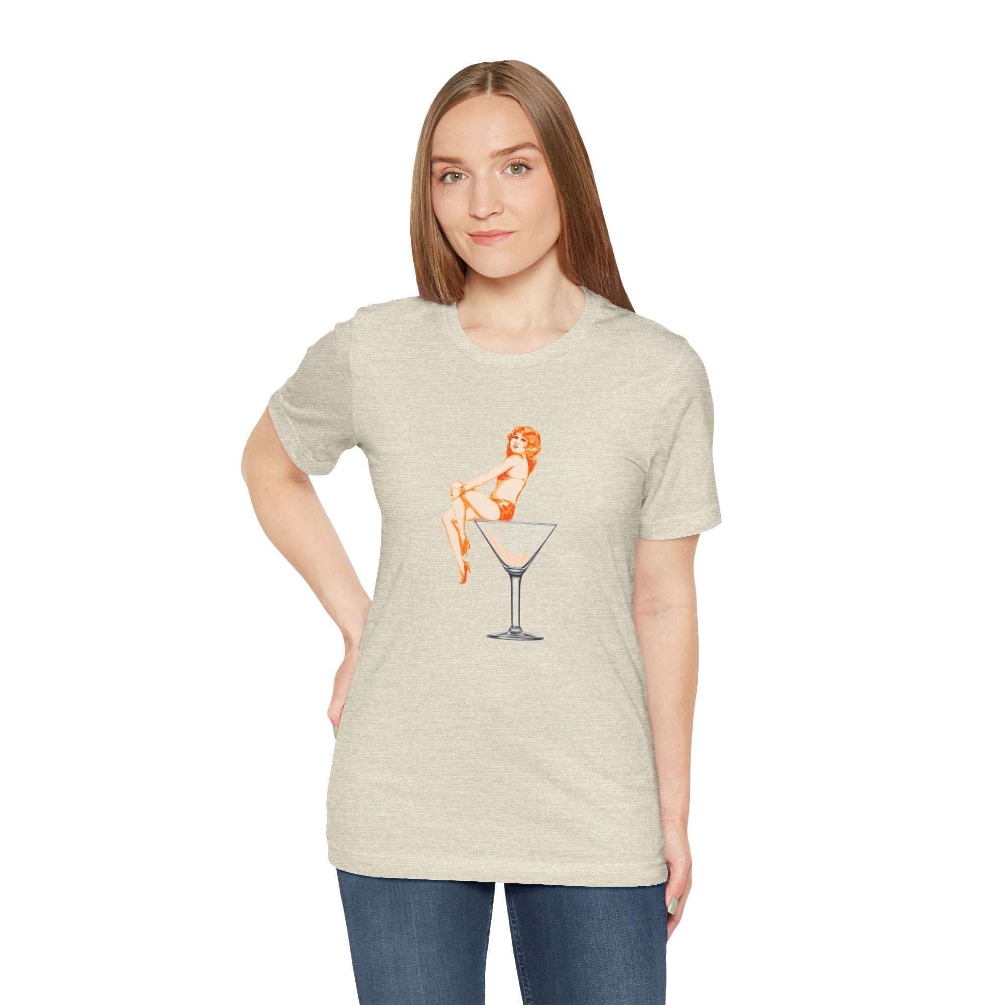POP Culture Classics Martini Girl Unisex Jersey Short Sleeve T-Shirt - POPvault