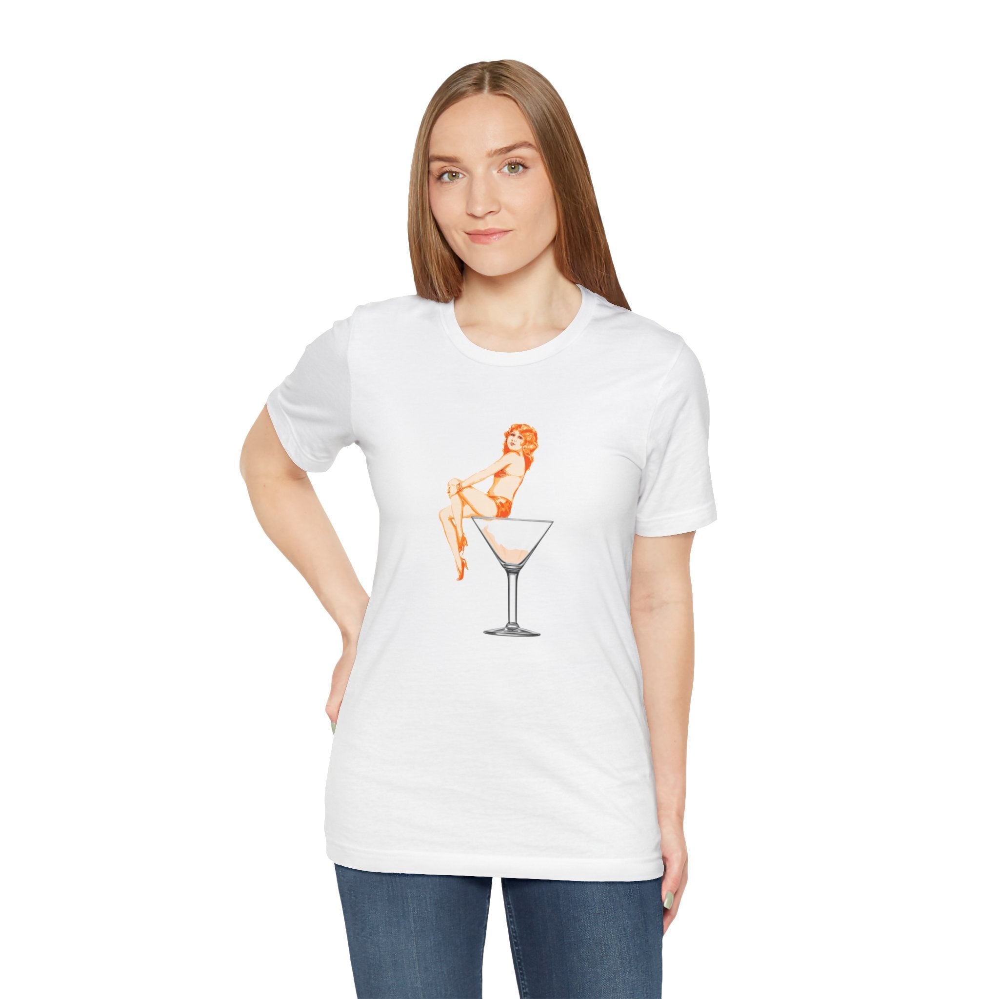 POP Culture Classics Martini Girl Unisex Jersey Short Sleeve T-Shirt - POPvault