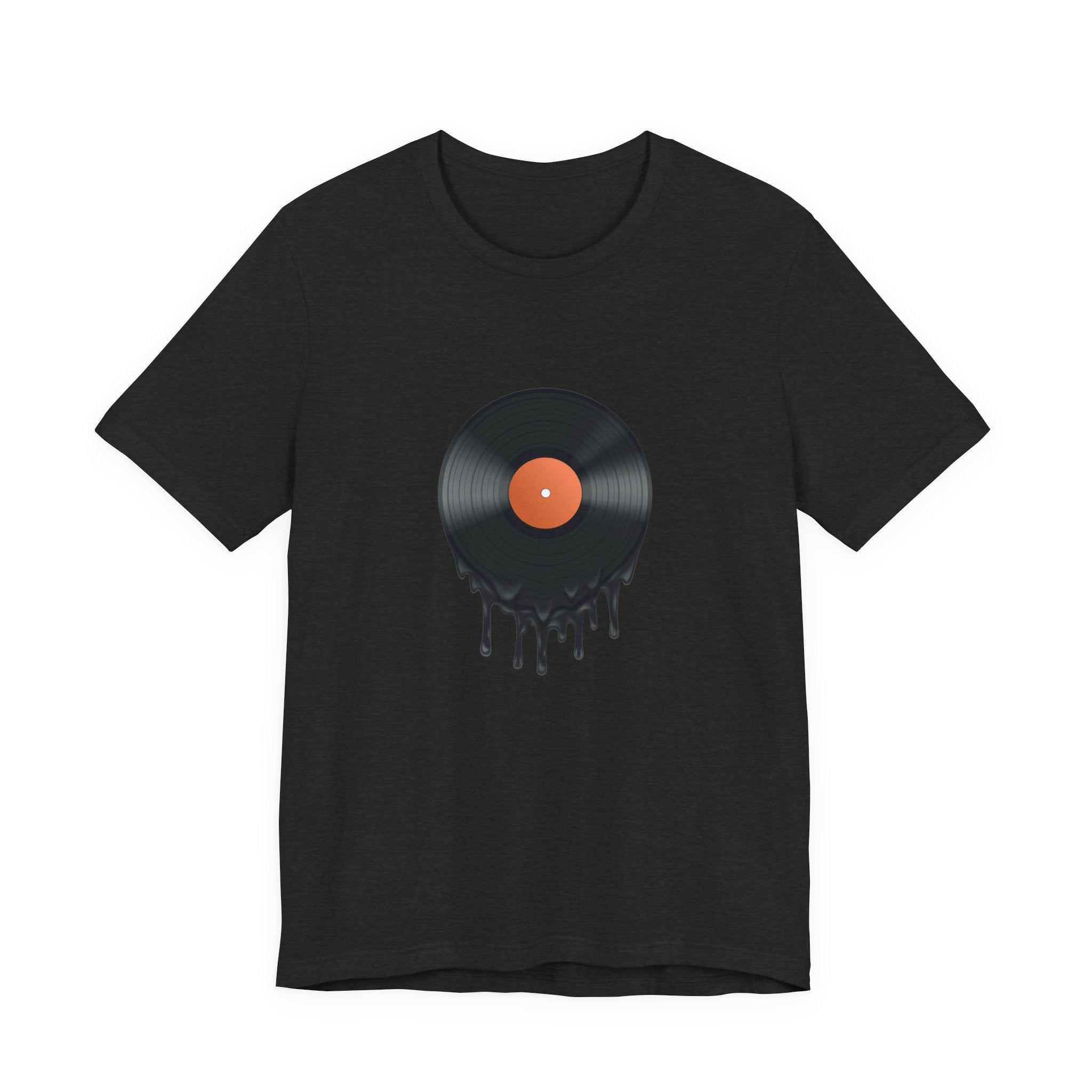 POP Culture Classics Melting Record Unisex Jersey Short Sleeve T-Shirt - POPvault