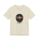POP Culture Classics Melting Record Unisex Jersey Short Sleeve T-Shirt - POPvault