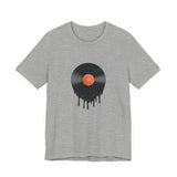 POP Culture Classics Melting Record Unisex Jersey Short Sleeve T-Shirt - POPvault