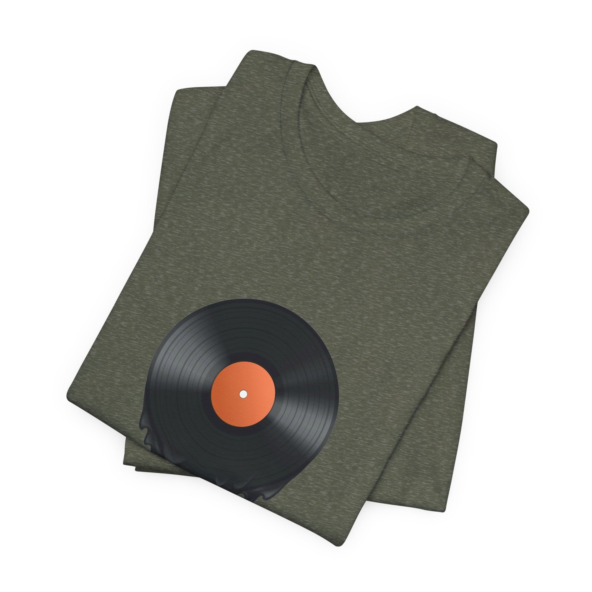 POP Culture Classics Melting Record Unisex Jersey Short Sleeve T-Shirt - POPvault