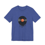 POP Culture Classics Melting Record Unisex Jersey Short Sleeve T-Shirt - POPvault