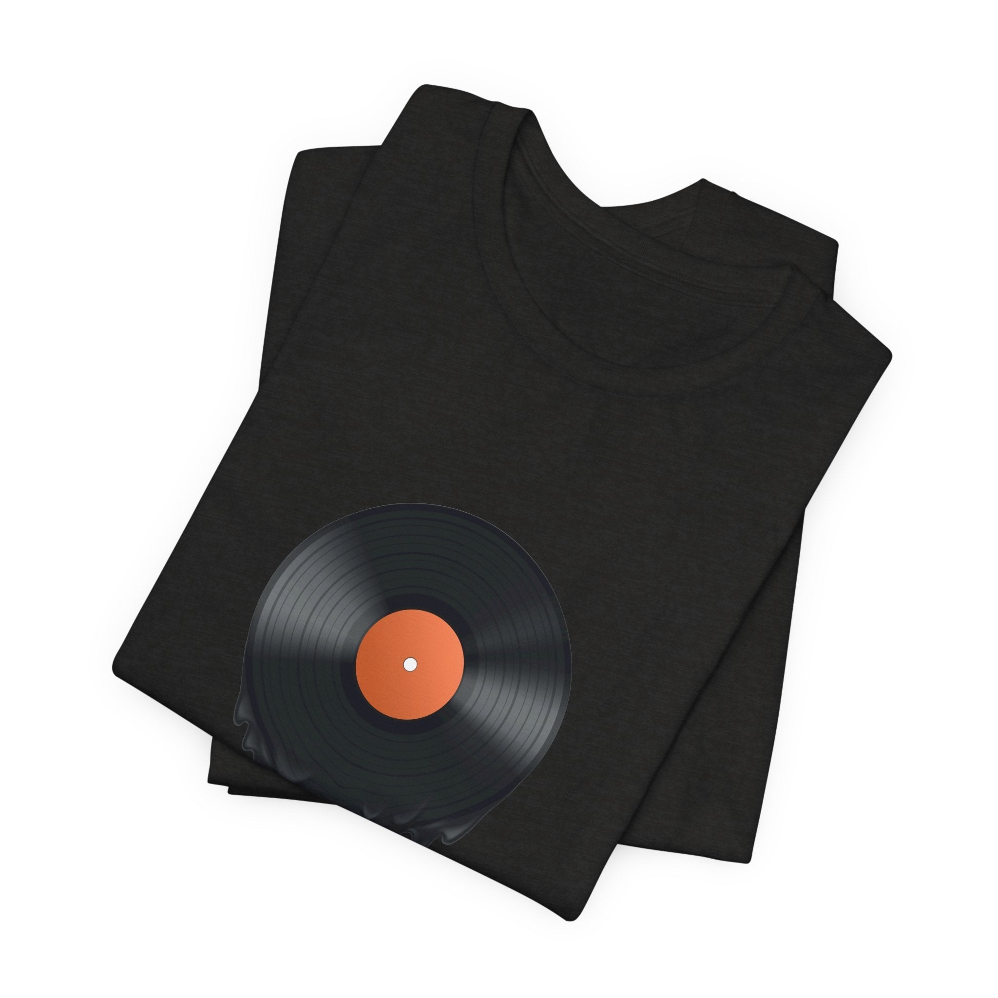 POP Culture Classics Melting Record Unisex Jersey Short Sleeve T-Shirt - POPvault