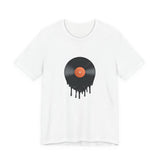 POP Culture Classics Melting Record Unisex Jersey Short Sleeve T-Shirt - POPvault