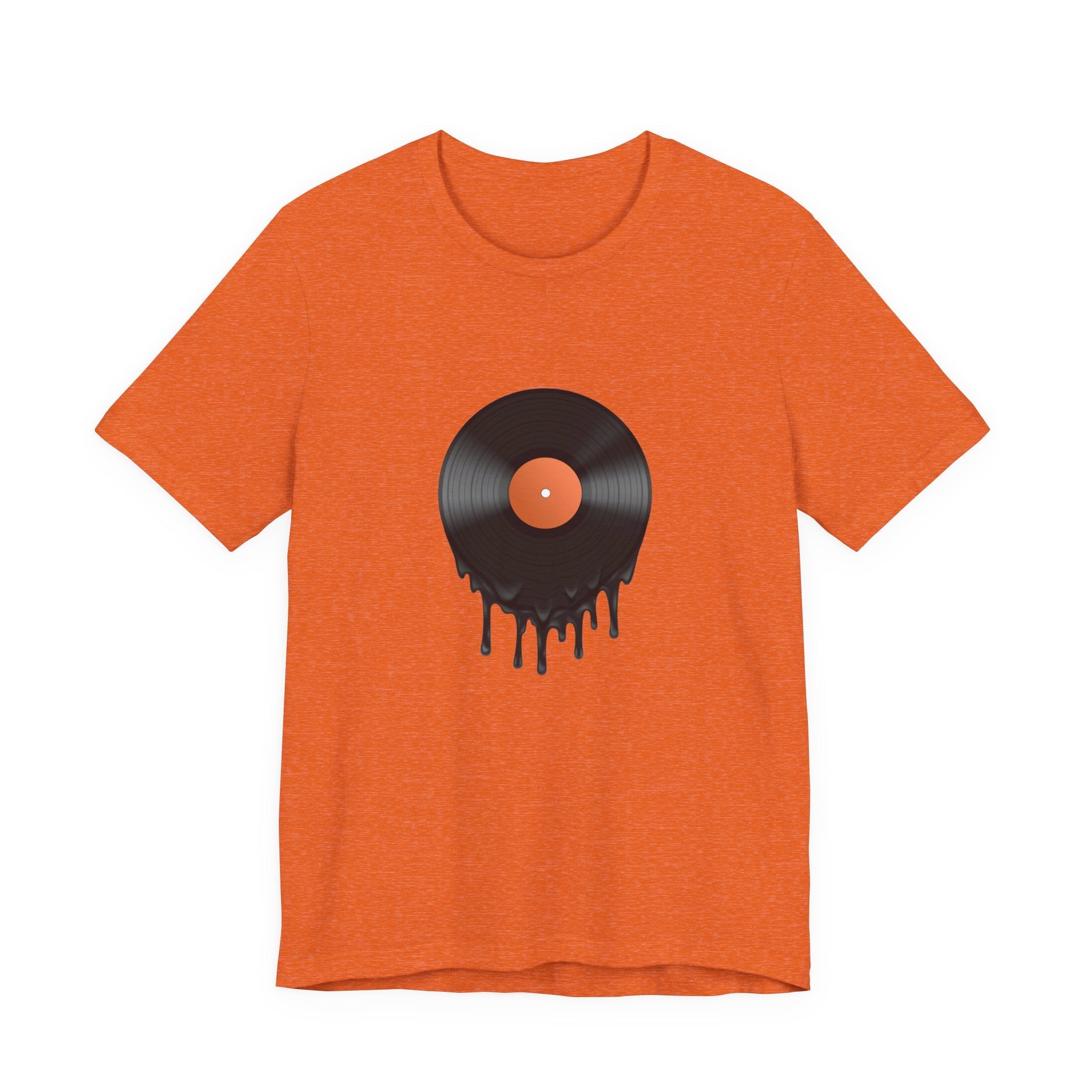 POP Culture Classics Melting Record Unisex Jersey Short Sleeve T-Shirt - POPvault