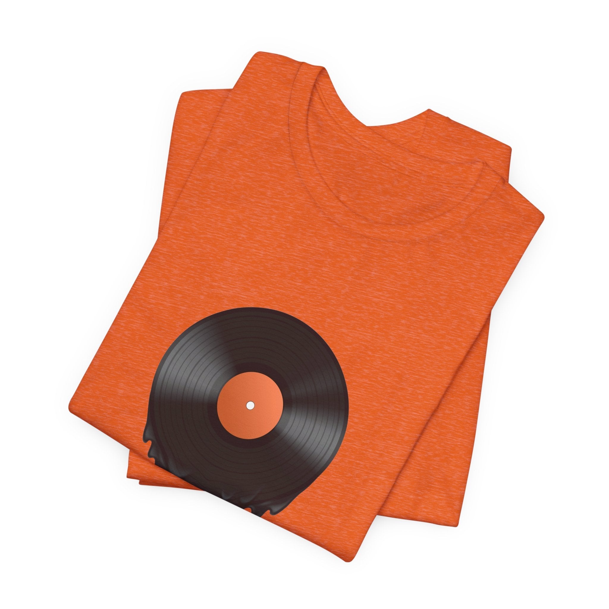 POP Culture Classics Melting Record Unisex Jersey Short Sleeve T-Shirt - POPvault