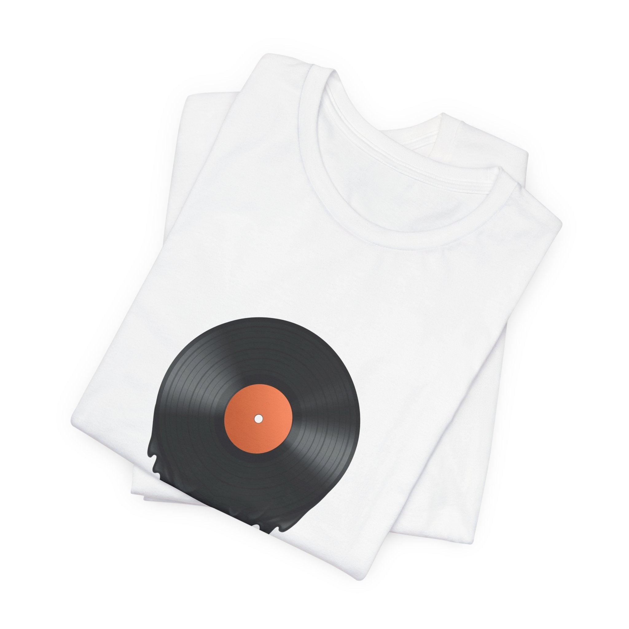 POP Culture Classics Melting Record Unisex Jersey Short Sleeve T-Shirt - POPvault