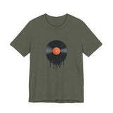 POP Culture Classics Melting Record Unisex Jersey Short Sleeve T-Shirt - POPvault