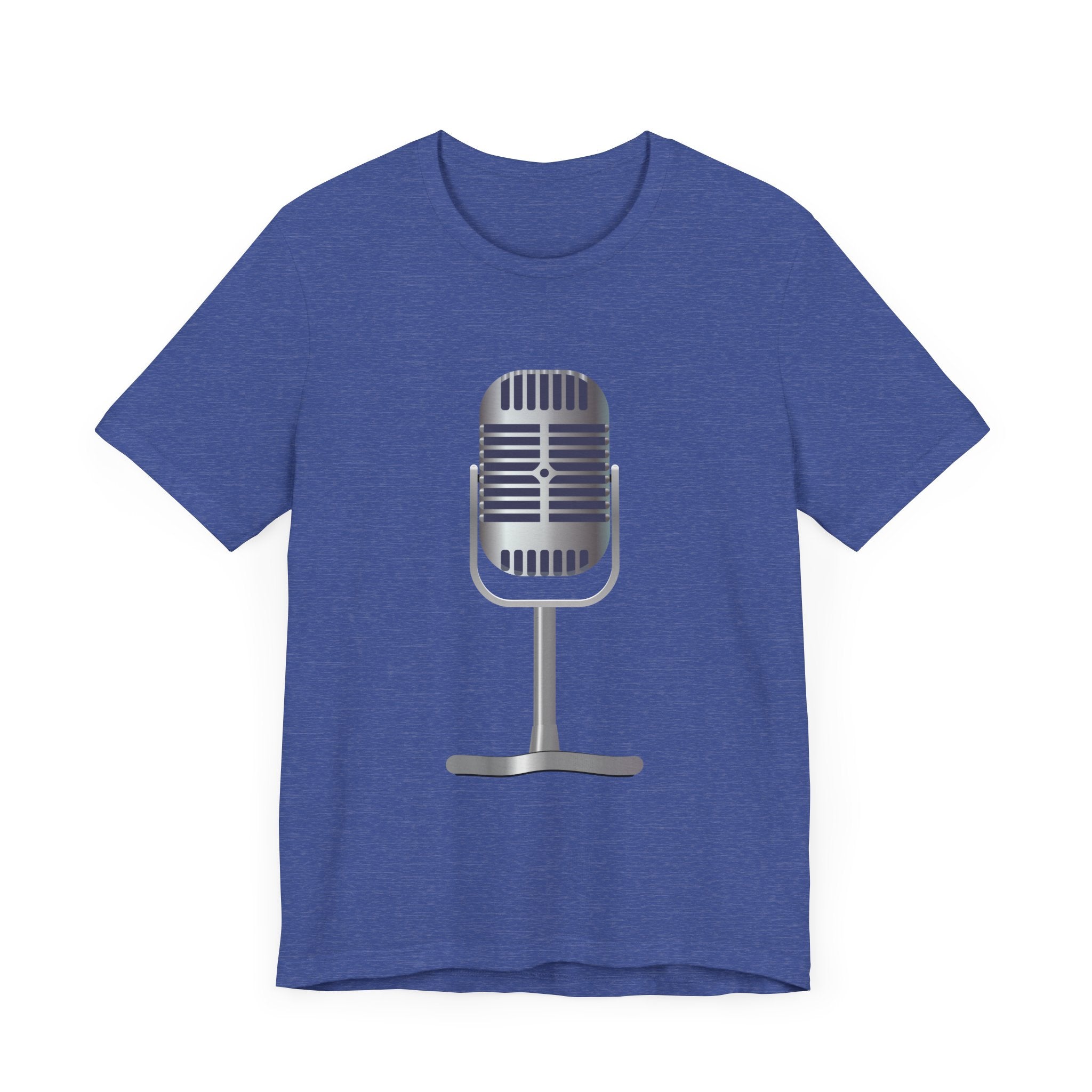 POP Culture Classics Microphone Unisex Jersey Short Sleeve T-Shirt - POPvault