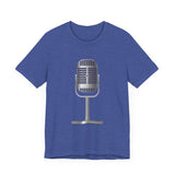 POP Culture Classics Microphone Unisex Jersey Short Sleeve T-Shirt - POPvault