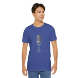 POP Culture Classics Microphone Unisex Jersey Short Sleeve T-Shirt - POPvault