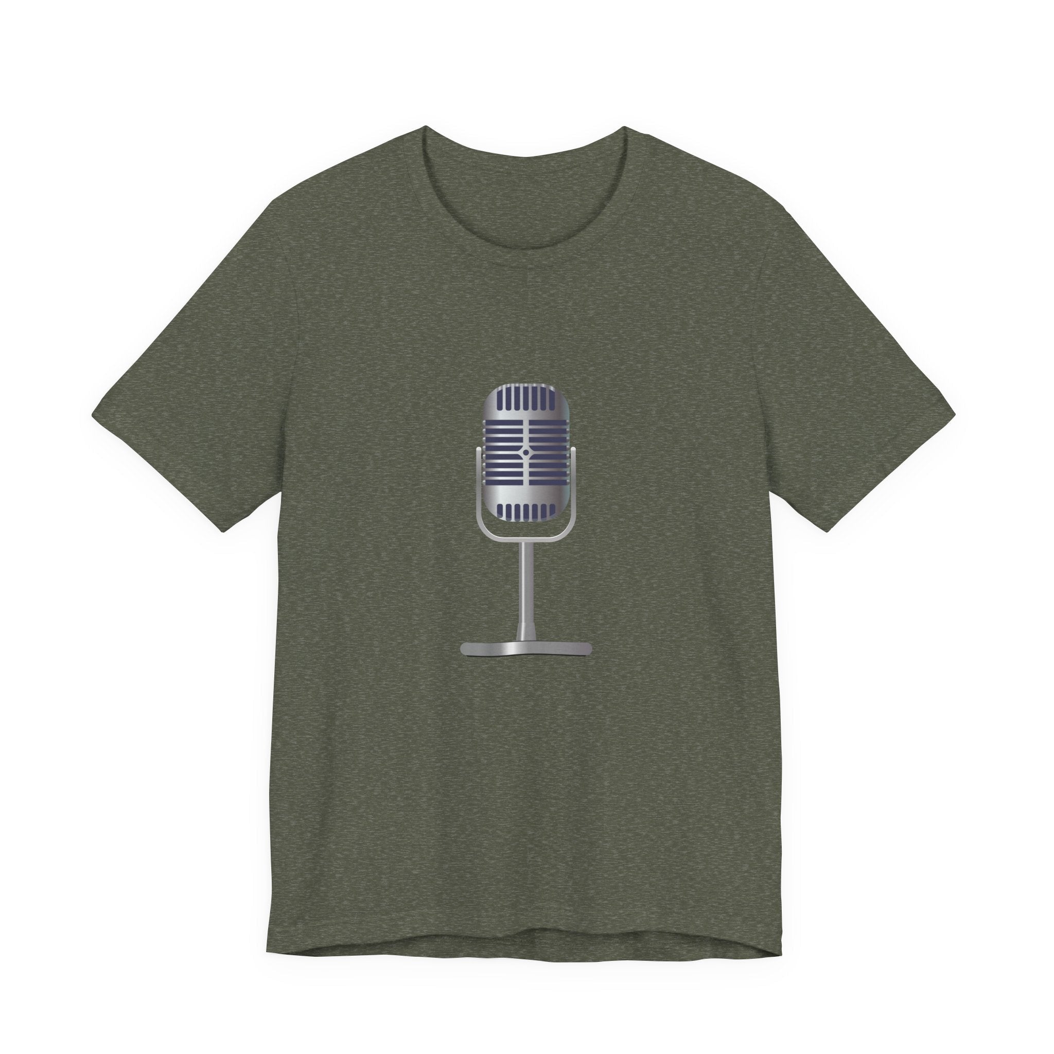 POP Culture Classics Microphone Unisex Jersey Short Sleeve T-Shirt - POPvault
