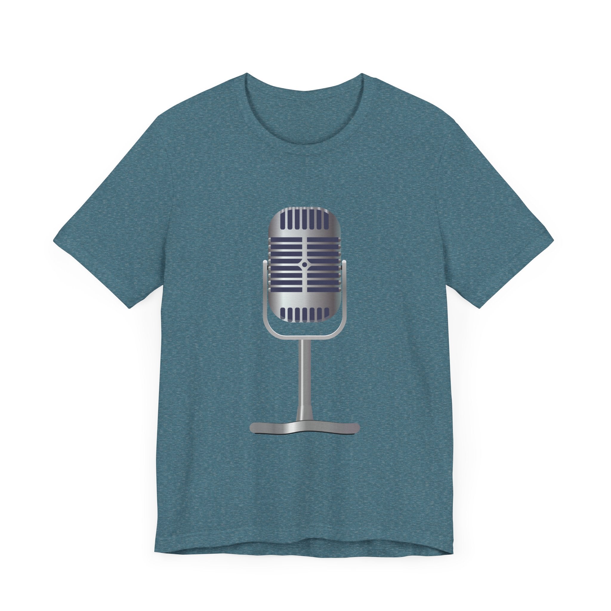 POP Culture Classics Microphone Unisex Jersey Short Sleeve T-Shirt - POPvault
