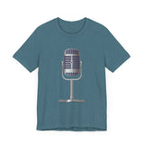 POP Culture Classics Microphone Unisex Jersey Short Sleeve T-Shirt - POPvault