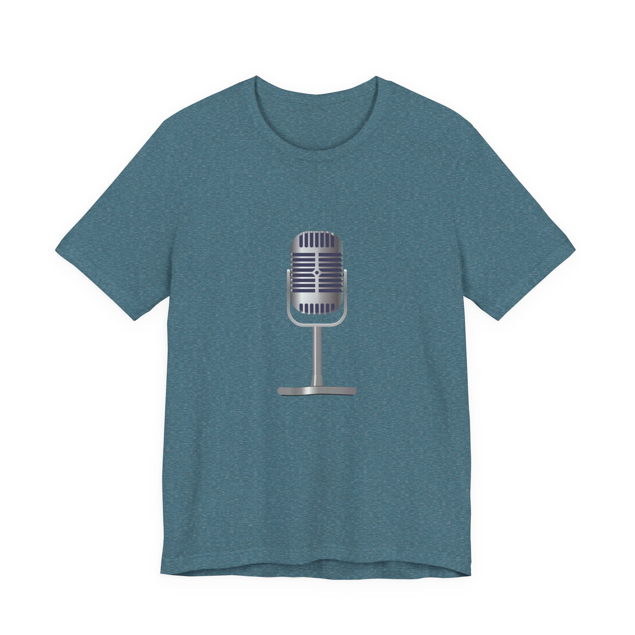 POP Culture Classics Microphone Unisex Jersey Short Sleeve T-Shirt - POPvault