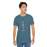 POP Culture Classics Microphone Unisex Jersey Short Sleeve T-Shirt - POPvault