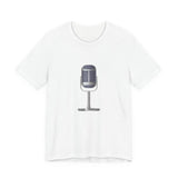 POP Culture Classics Microphone Unisex Jersey Short Sleeve T-Shirt - POPvault