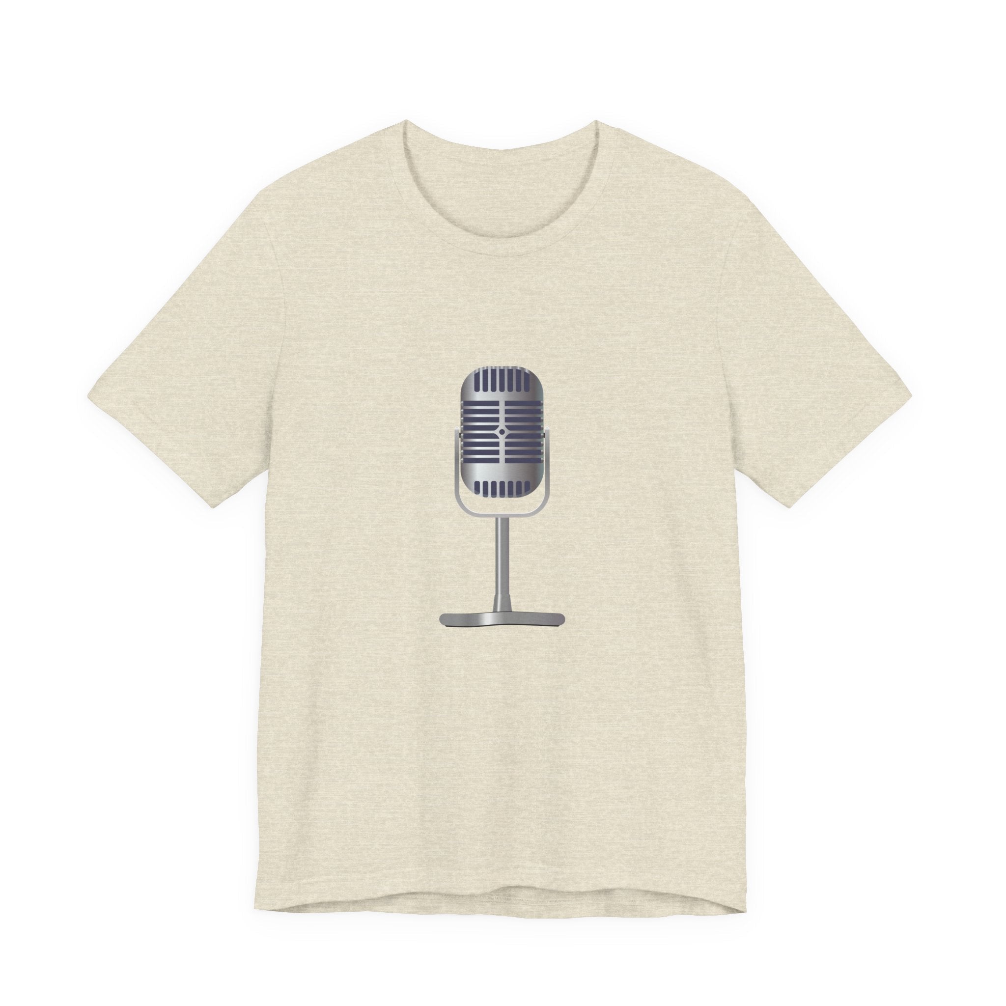 POP Culture Classics Microphone Unisex Jersey Short Sleeve T-Shirt - POPvault