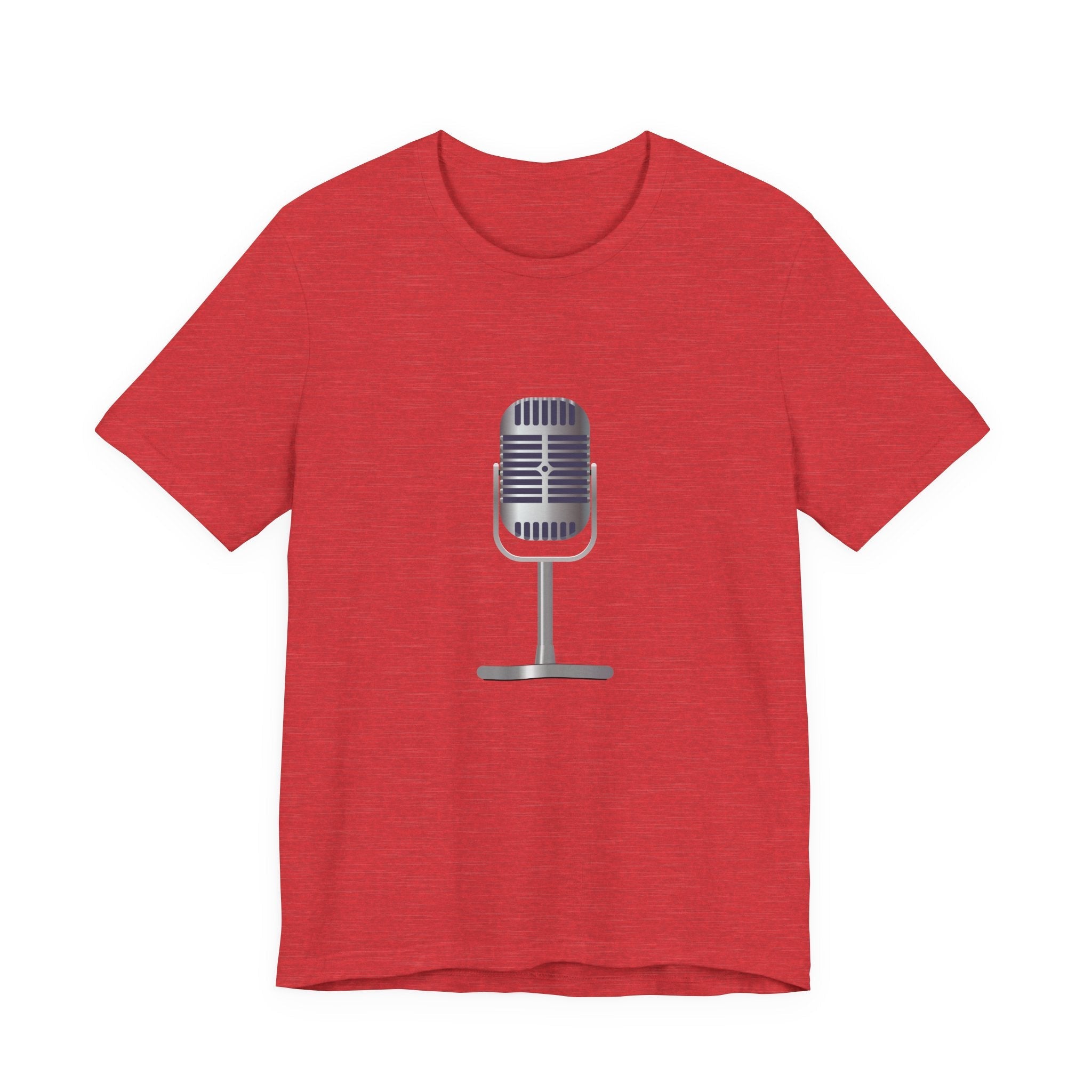 POP Culture Classics Microphone Unisex Jersey Short Sleeve T-Shirt - POPvault