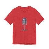 POP Culture Classics Microphone Unisex Jersey Short Sleeve T-Shirt - POPvault