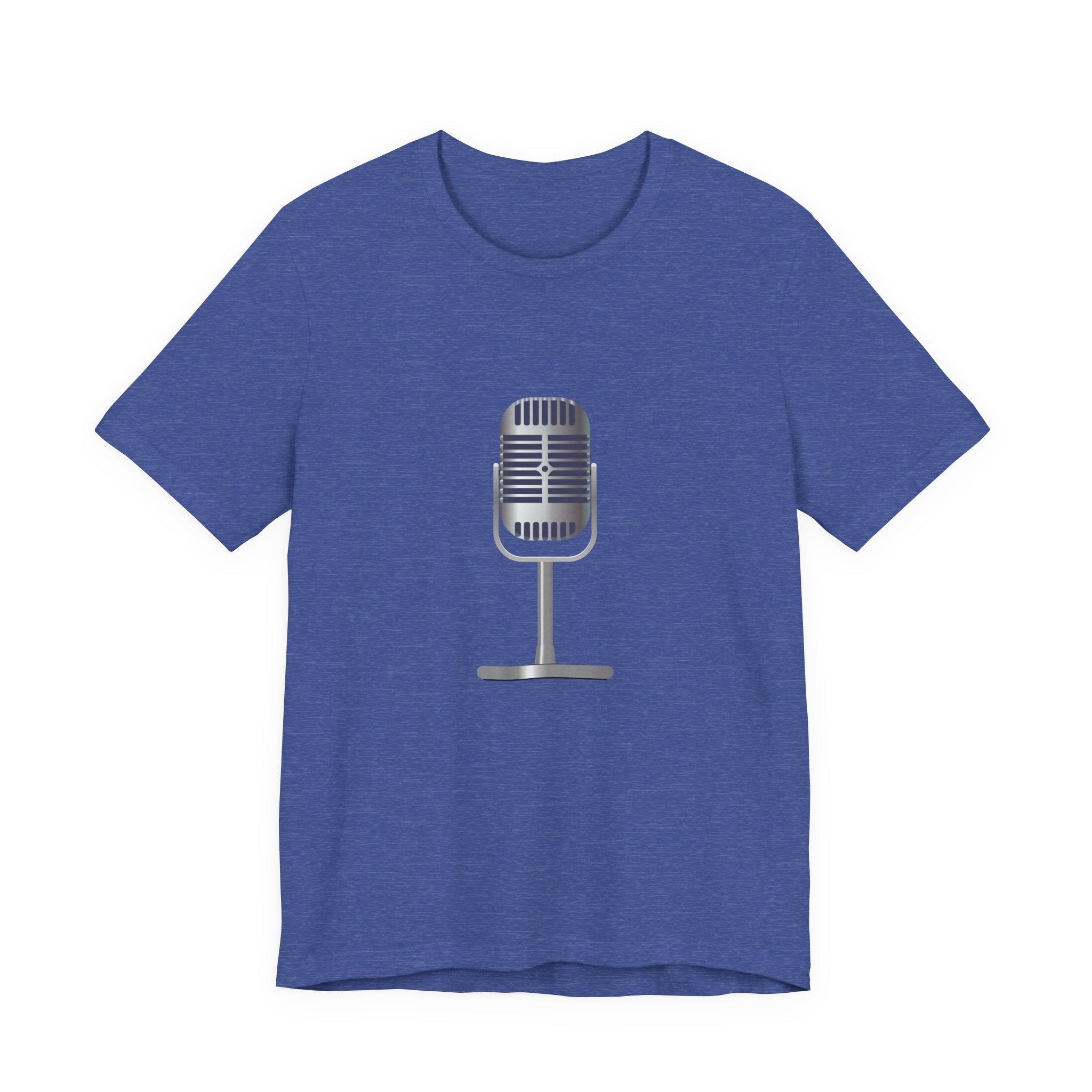 POP Culture Classics Microphone Unisex Jersey Short Sleeve T-Shirt - POPvault