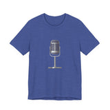 POP Culture Classics Microphone Unisex Jersey Short Sleeve T-Shirt - POPvault