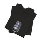 POP Culture Classics Microphone Unisex Jersey Short Sleeve T-Shirt - POPvault