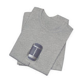POP Culture Classics Microphone Unisex Jersey Short Sleeve T-Shirt - POPvault